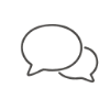 cartoon conversation bubbles